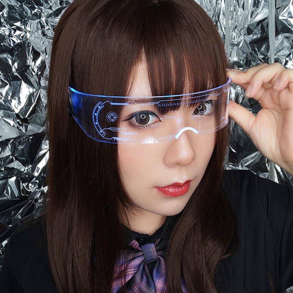 Mắt Kính Có Đèn LED Phát Sáng Nhiều Màu Sắc Độc Đáo Cho Tiệc Giáng Sinh / Halloween