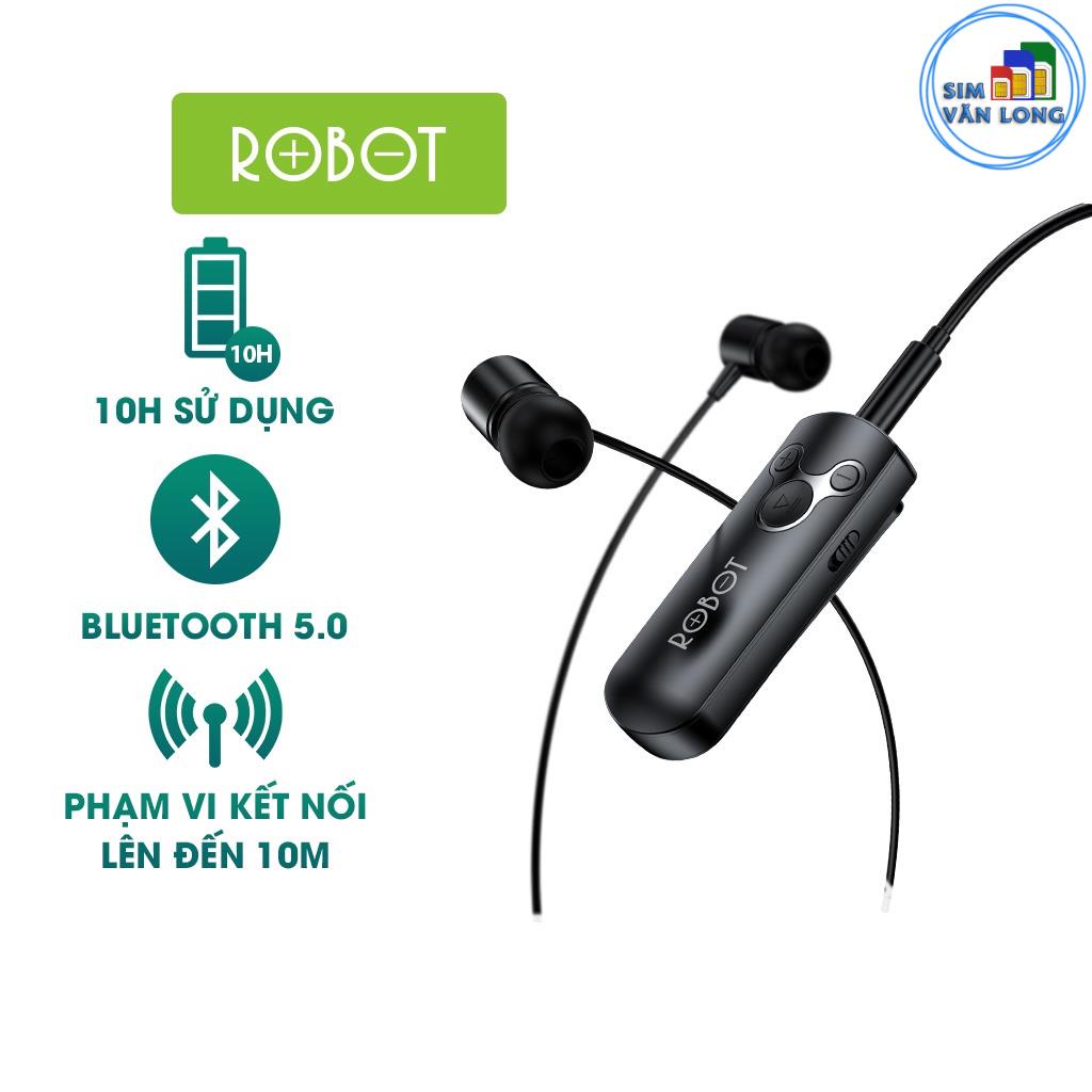 Bộ Thu Nhận Âm Thanh ROBOT RS10 Thông Qua Tín Hiệu Bluetooth 5.0 - Cổng Kết Nối AUX 3.5mm - Bảo Hành 12 Tháng _1