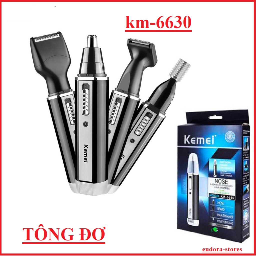 Máy cạo râu đa năng cao cấp Kemei KM-6630 4 trong 1