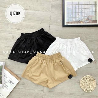 Quần shorts lưng thun ống rộng PC
