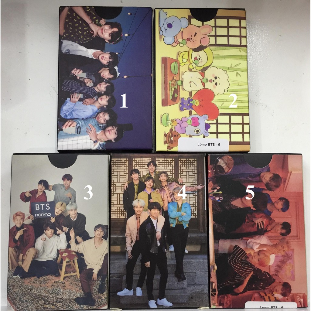 20 mẫu Lomo card 30 ảnh BTS siêu nét 1080HD in lỳ