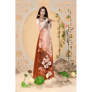 vải áo dài phong cảnh