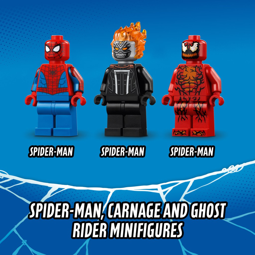 LEGO SUPERHEROES 76173 Spiderman Và Ma Tốc Độ Đối Đầu Carge ( 212 Chi tiết)