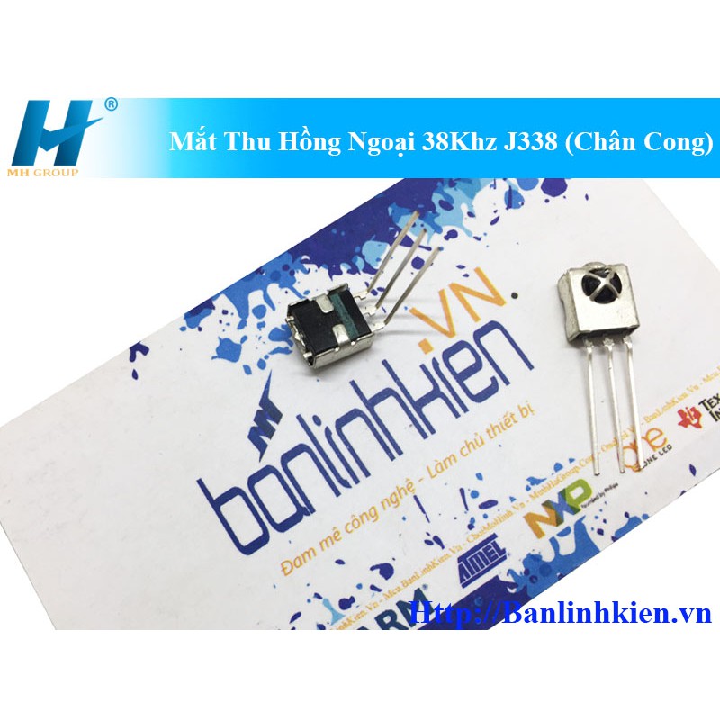 [Sale] Mắt Thu Hồng Ngoại 38Khz J338 (Chân Cong)