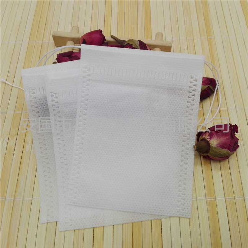 500 túi lọc trà thảo mộc 5 x 7 có dây rút bằng vải không dệt siêu tiện lợi- Phukientuiloc