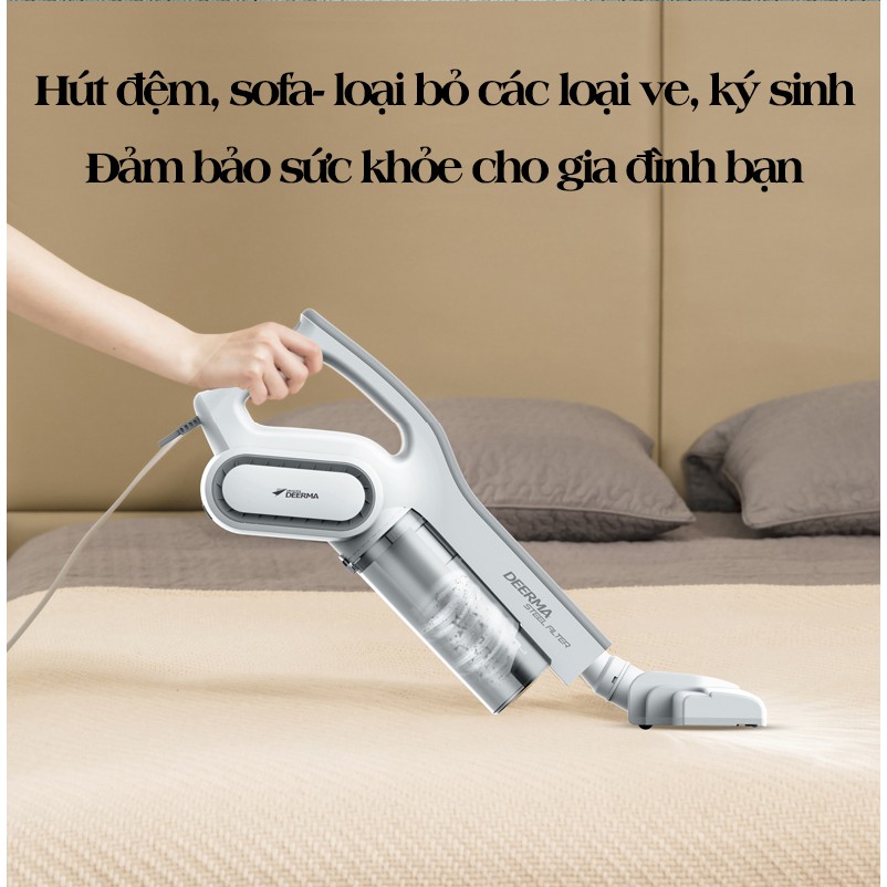 Máy Hút Bụi Cầm Tay Gia Đình Deerma Vacuum Cleaner, Công Suất 600W, Lọc Bụi Diệt Khuẩn HEPA | BigBuy360 - bigbuy360.vn