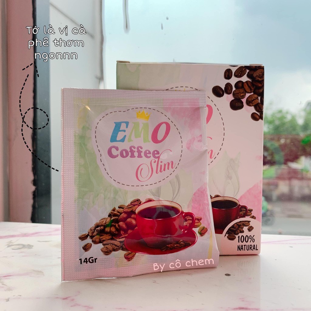 CÀ PHÊ  GIẢM CÂN (COFFEE) MẪU MỚI - EMOSLIM
