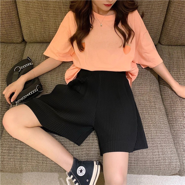 [SỈ SLL] Quần Lửng Nữ, Quần Đùi Ngố Nữ Xếp Ly Màu Trơn Nhiều Màu Phối Áo Phông Siêu Xinh Siêu Hot Trendy | BigBuy360 - bigbuy360.vn