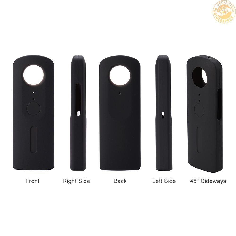 Vỏ Bảo Vệ Ống Kính Máy Ảnh Bằng Silicon Cho Ricoh Theta V 360 Độ