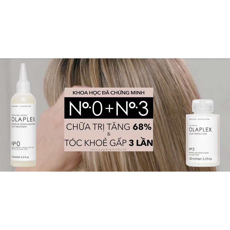 [SIÊU PHẨM 2021] Olaplex No0 - siêu phẩm phục hồi tại nhà No1 dành cho tóc yếu