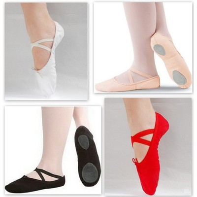 Giày Múa Đế Bệt Mũi Mềm - Màu Đen | BigBuy360 - bigbuy360.vn