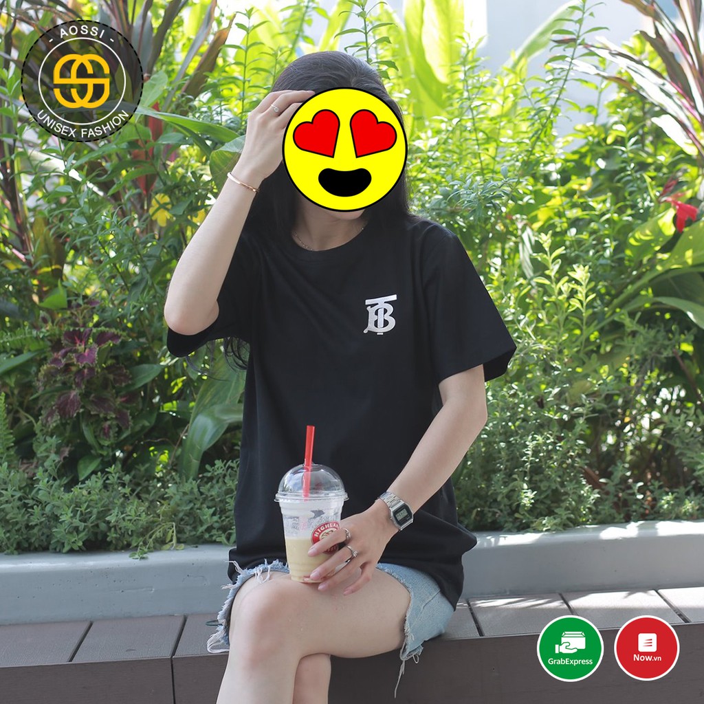 Áo Thun Tay Lỡ Unisex Phản Quang Nam Nữ From Rộng AOSSI - Áo thun phản quang tráng gương kẽm bạc - vải Cotton dày mịn | BigBuy360 - bigbuy360.vn