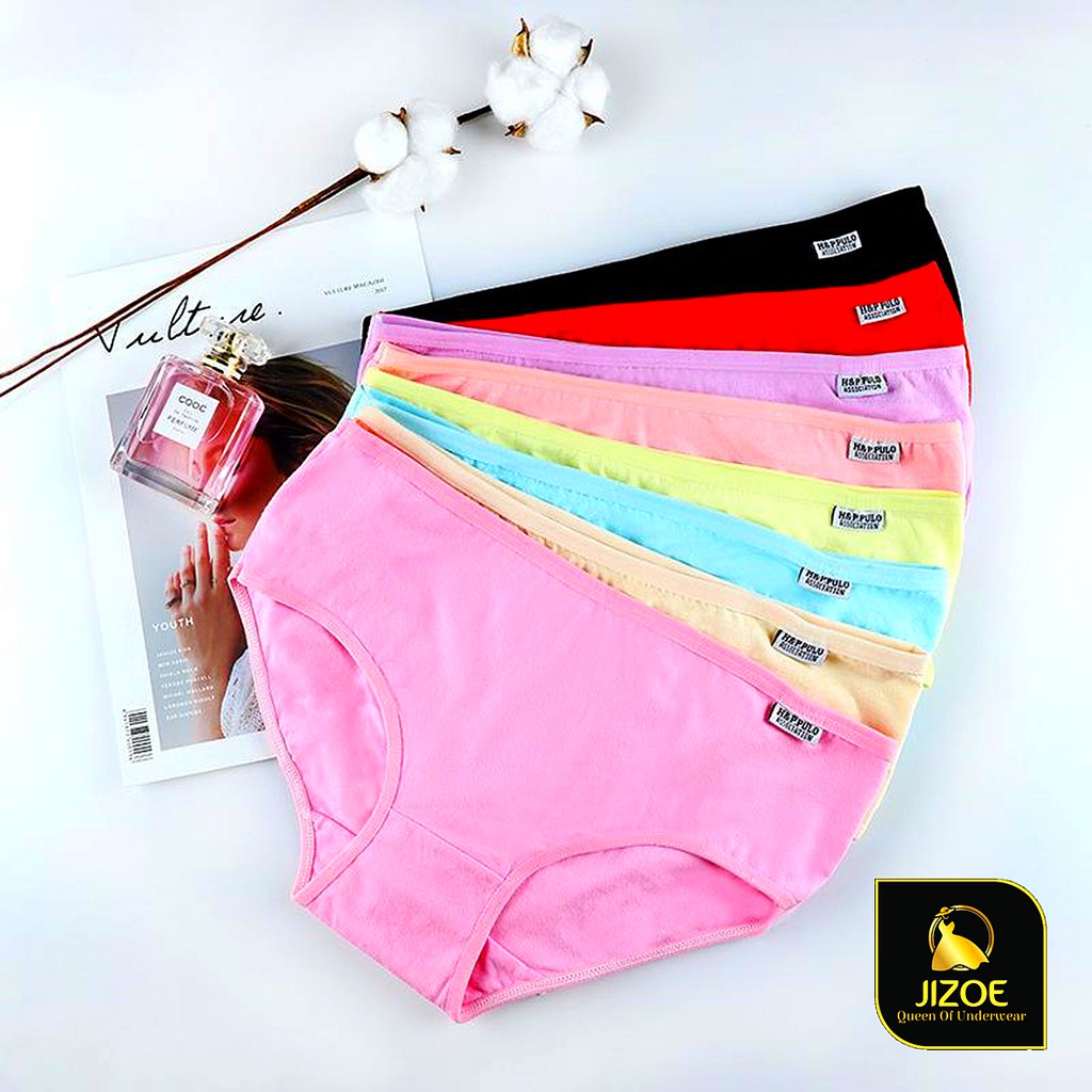 [Mã WASTDEP giảm 5K đơn bất kì] Quần lót nữ dễ thương Cotton cao cấp kháng khuẩn thông hơi nhiều màu JIOZE QLT05FS | BigBuy360 - bigbuy360.vn