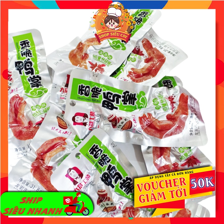 ⭐COMBO 10 Chân vịt xanh Dacheng không cay ✅GÓI TIẾT KIỆM