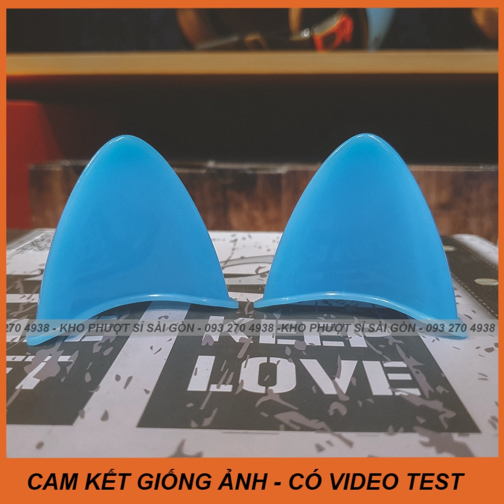 HOTTREND Sừng Tai mèo nhựa gắn mũ nón bảo hiểm 3/4 - gắn nón nửa đầu - Fullface siêu cute