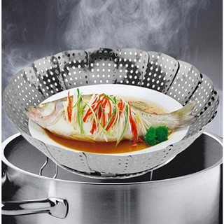 Vỉ hấp xòe inox, gấp gọn
