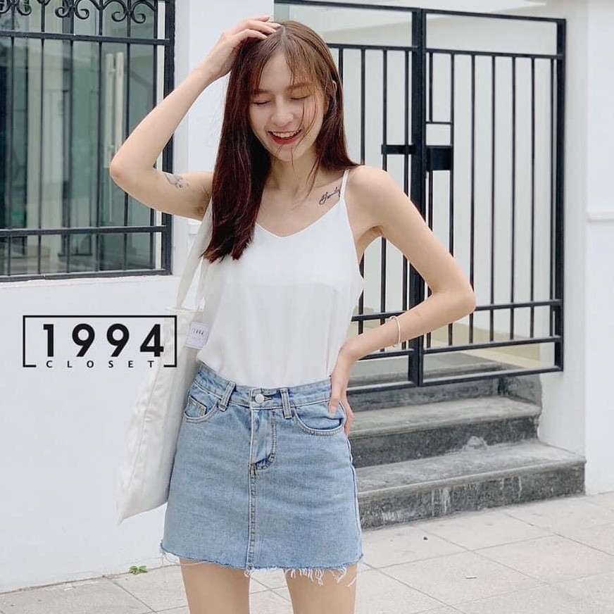 áo 2 dây cổ V nhiều màu