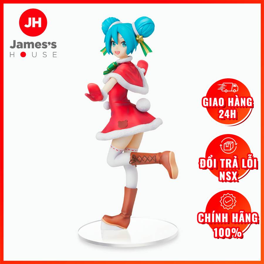 Mô Hình Figure Chính Hãng Anime Vocaloid - Hatsune Miku - SPM Figure - Christmas 2021, SEGA, chính hãng Nhật Bản