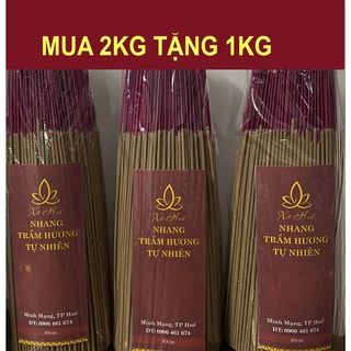 Nhang Trầm Hương - Hoàn Toàn Từ Tự Nhiên, Nhang Sạch An Toàn - 1Kg (800 Cây Nhang)