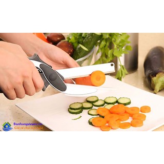 Kéo cắt rau củ đa năng tiện dụng Clever Cutter