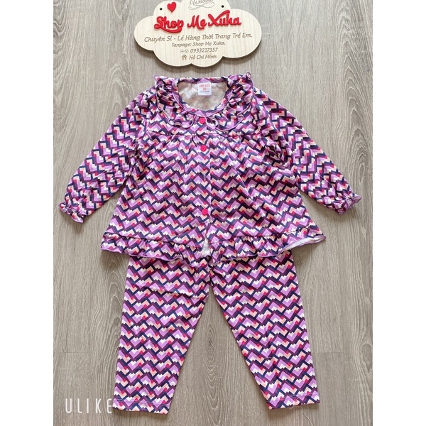 Đồ bộ Pyjama tay dài xuất khẩu bé gái