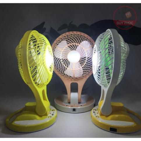 Quạt sạc tích điện mini Fan JR-5580 𝑺𝑰𝑬̂𝑼 𝑴𝑨́𝑻 𝑽𝑶̛́𝑰 3 𝑪𝑯𝑬̂́ Đ𝑶̣̂ siêu tiết kiệm pin