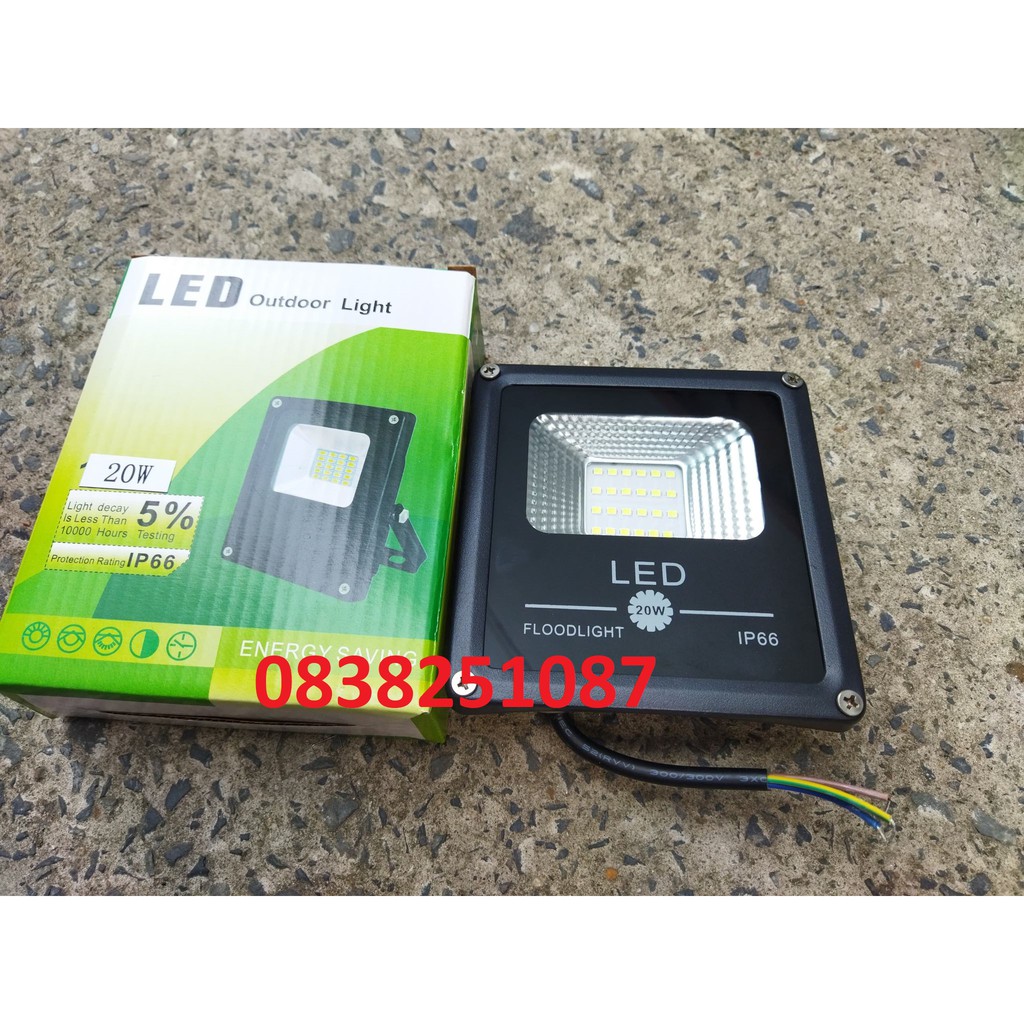 Đèn LED pha 10W, 20W, 50W - chống nước IP65 cho sân vườn, biển hiệu