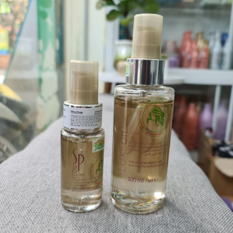 (MẪU MỚI NHẤT) TINH DẦU DƯỠNG TÓC SP LUXEOIL 30ML - 100ML (CHAI NHỰA- KHÔNG VỎ)