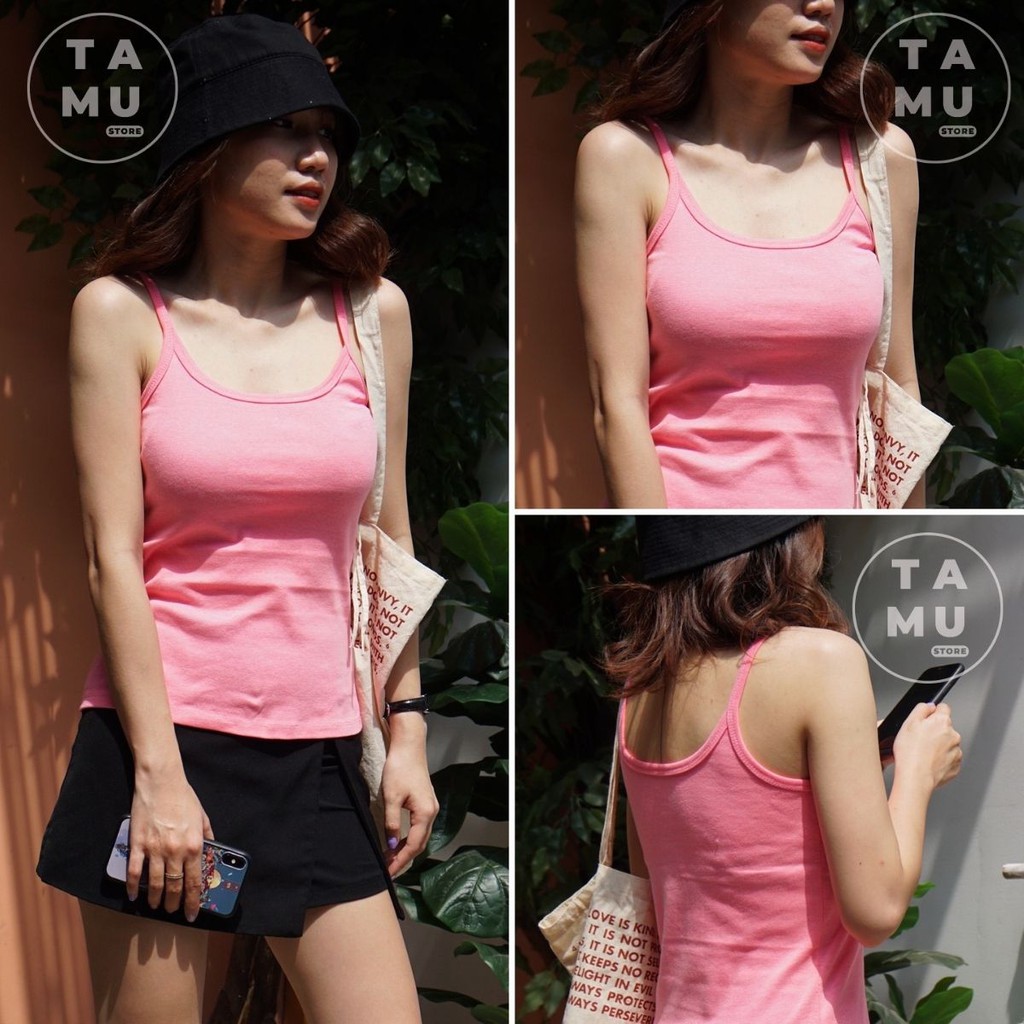 Áo 2 dây nữ kiểu dáng áo ôm body - HD01 | BigBuy360 - bigbuy360.vn