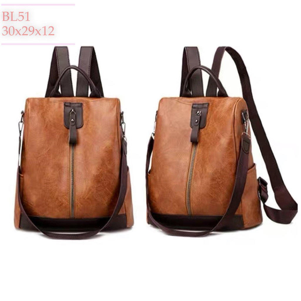 Balo Da Nữ Chống Trôm Tặng Kèm Dây Đeo Vai Hàng Quảng Châu Cao Cấp mã BL51