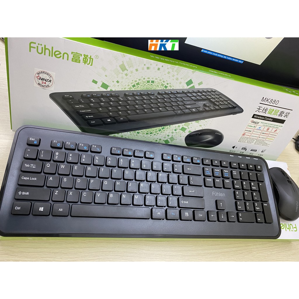 Bộ bàn phím chuột không dây Fuhlen MK880 .