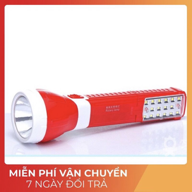 ĐÈN PIN CẦM TAY KÈM ĐỂ BÀN ĐA NĂNG KM-8730