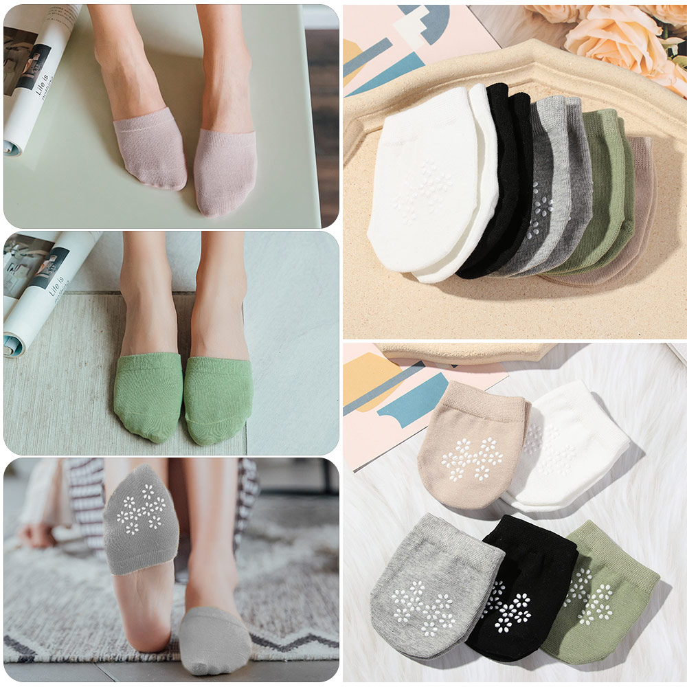Vớ nửa bàn chân trước đi giày cao gót dạng lưới siêu mỏng thoáng khí phù hợp với thời tiết mùa hè
