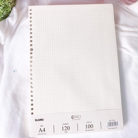 200 TRANG GIẤY A4 BINDER 30 LỖ GIẤY REFILL SỔ CÒNG SIZE A4 BULLET JOURNAL TAKE NOTE