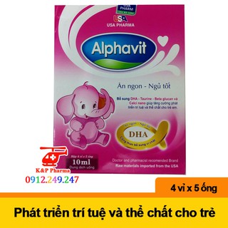 ✅ [CHÍNH HÃNG] Alphavit Ăn Ngon Ngủ Tốt – Giúp bổ sung DHA, acid amin, tăng sức đề kháng, ngừa suy dinh dưỡng