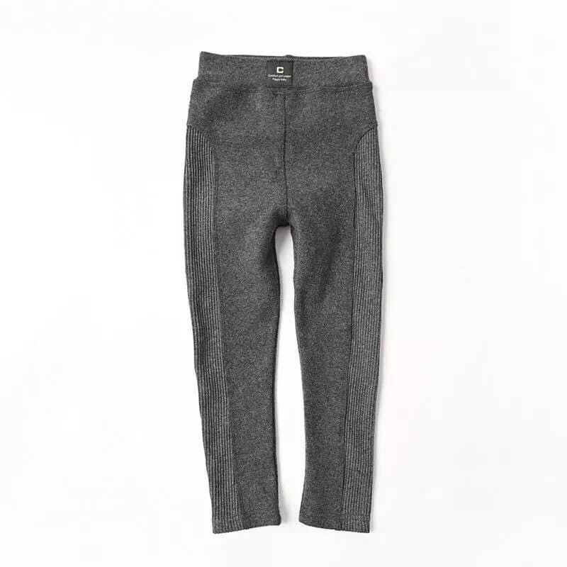 Quần legging viền tăm bé gái