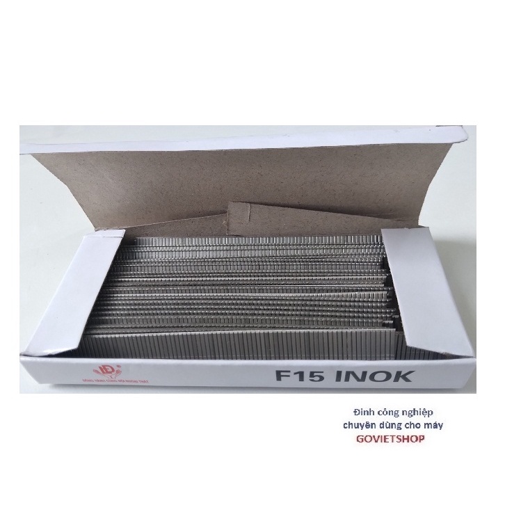 Đinh F15 inox304 - đinh thẳng F chiều dài 15mm bằng inox304