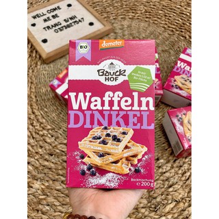 Bột làm bánh Waffle hữu cơ BauckHof 200g