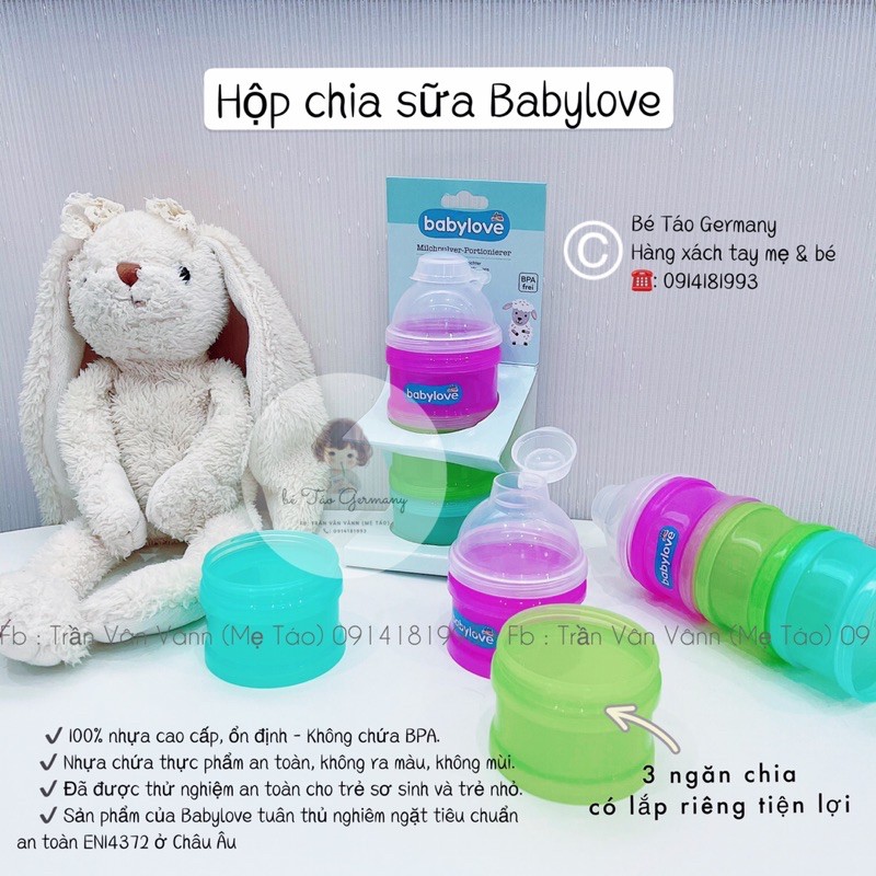 Hộp chia sữa BABYLOVE Đức