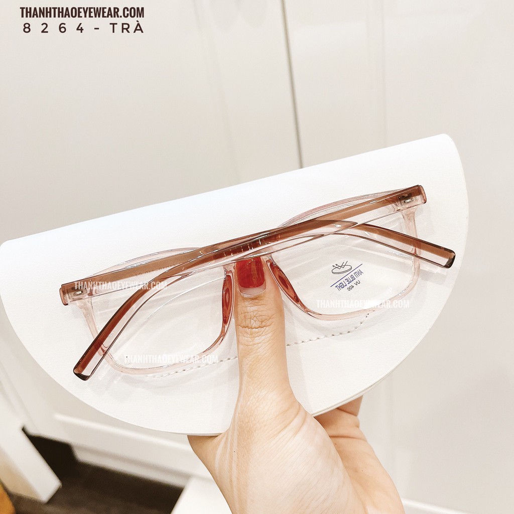 [HÀNG LOẠI 1] Gọng Kính Cận Vuông Dẻo Dáng Mảnh 8264 Nhiều Màu Nam Nữ - ThanhThao Eyewear | BigBuy360 - bigbuy360.vn