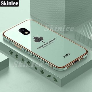 Ốp lưng dẻo trong suốt họa tiết lá phong cho samsung galaxy j7 pro samsung j7 j3 j5 j4 j6 plus j7 prime