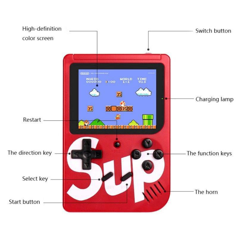 SUP 400 In 1 Handheld Retro Game Console Portable Mini Game Machine For Double Player