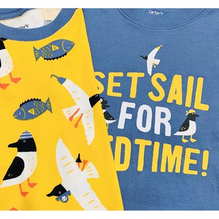 Bộ thun đùi bé trai Carter, size 6M - 4T