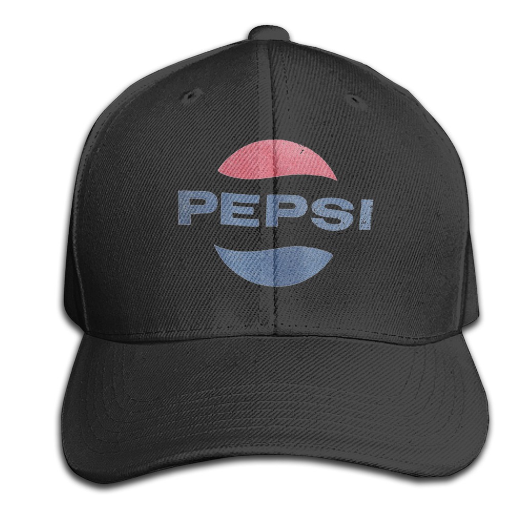 Mũ Lưỡi Trai Màu Trắng In Logo Pepsi Phong Cách Cổ Điển