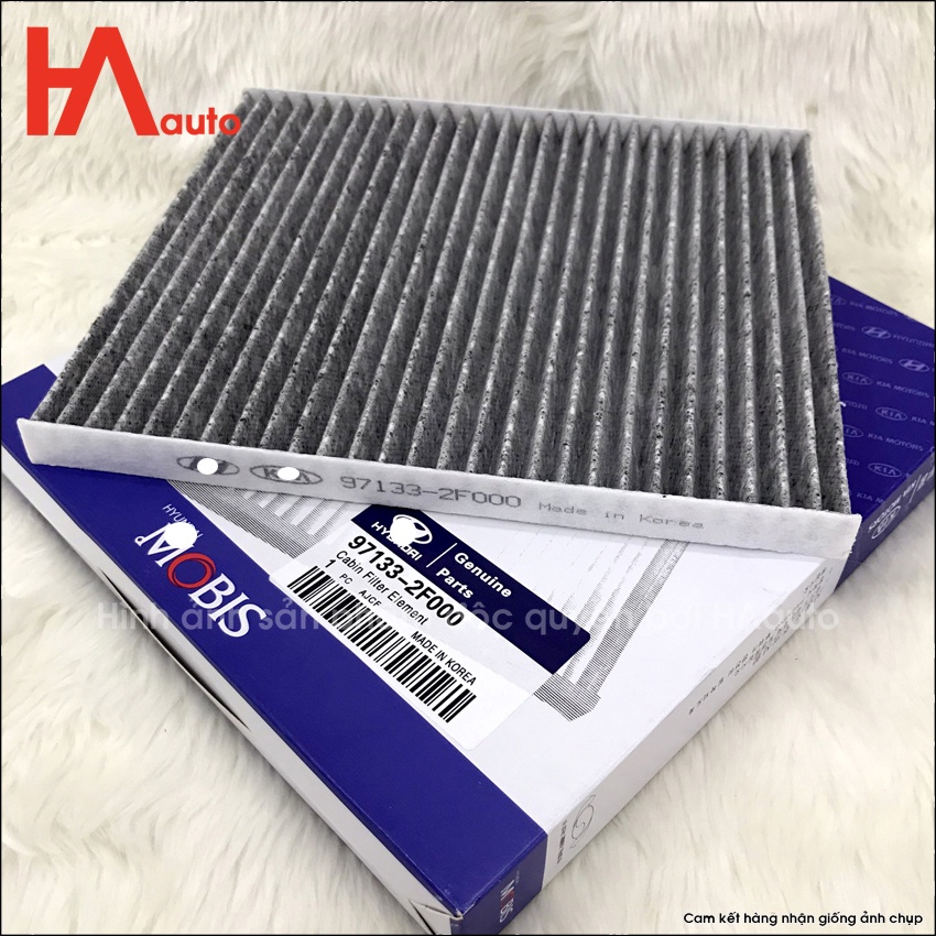 Lọc gió điều hòa  Kia Sorento đời 09-14, Cerato đời 04-09, Sedona đời 06-14. Mã 97133-2F000-D.