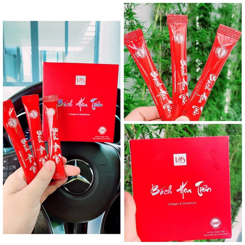 DÙNG THỬ 10 GÓI BÁCH HOA TIÊN LASBEUTY TĂNG NỘI SINH PHỤ NỮ