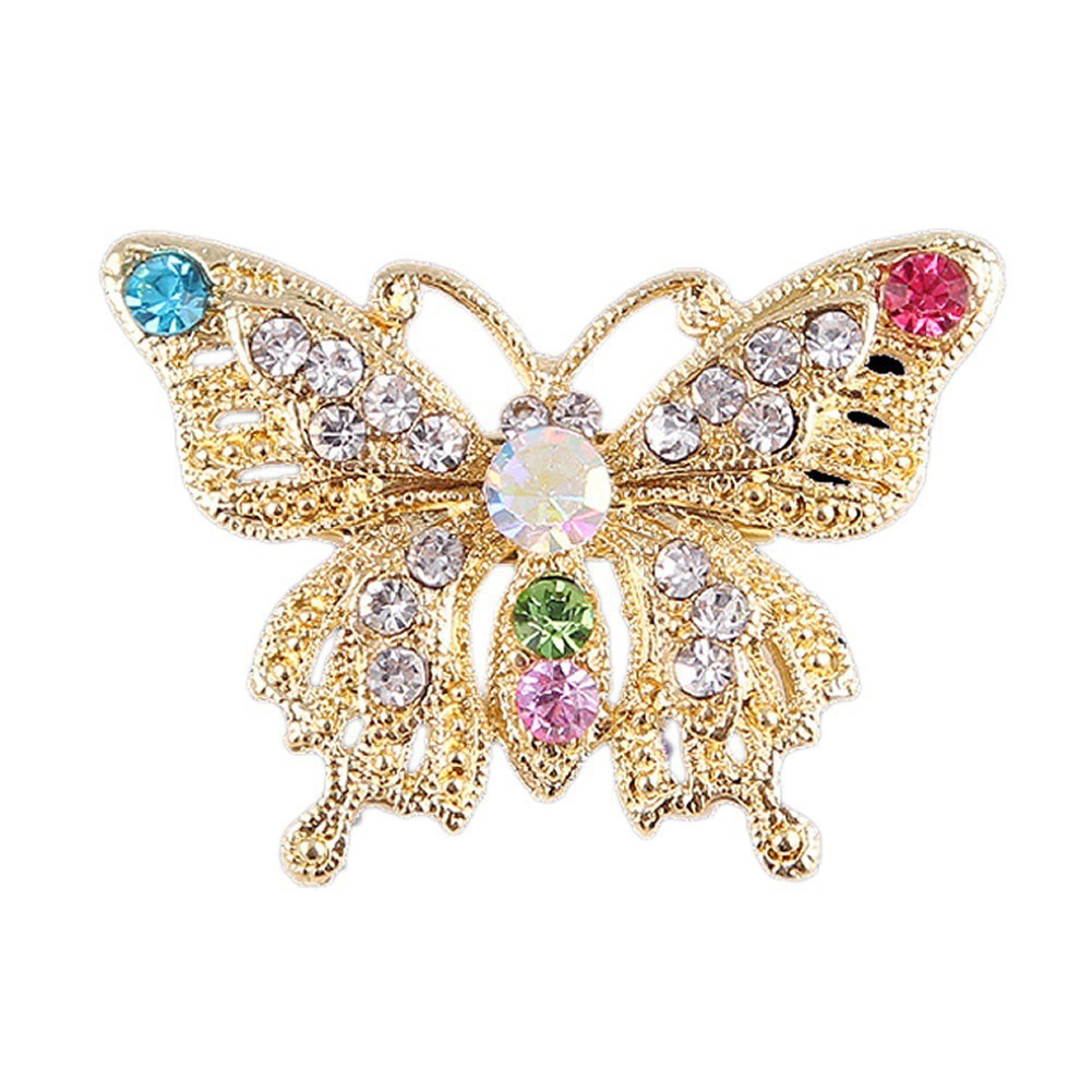 Trâm cài đính đá mạ vàng cho nữ