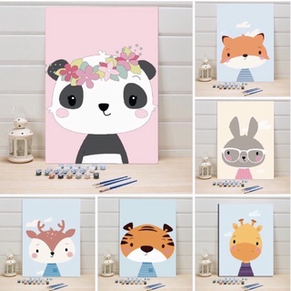 ART8S Tranh số hoá, tranh màu tô màu theo số, sơn dầu số hóa, tranh tự vẽ kèm bảng công thức pha màu.