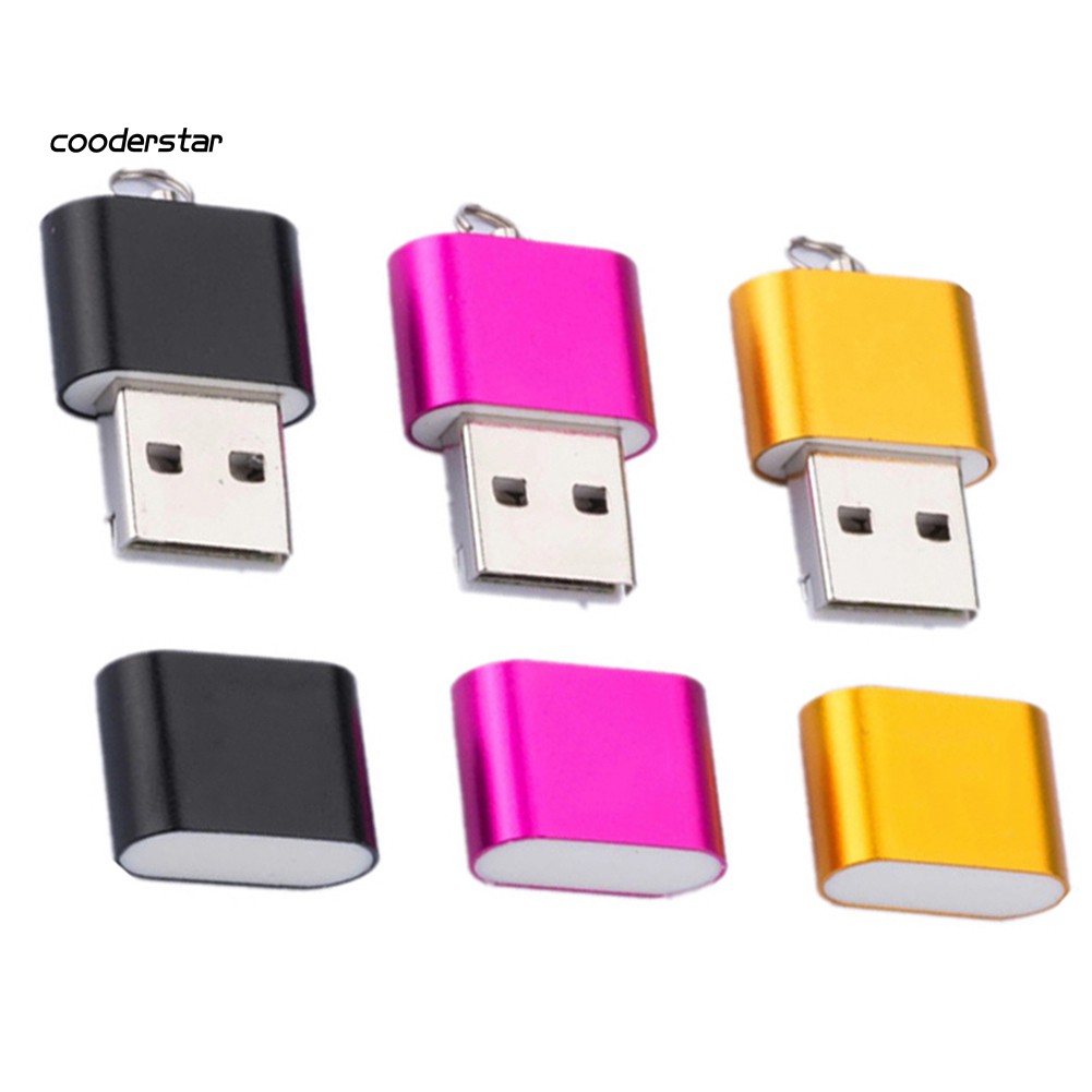 Đầu Đọc Thẻ Nhớ Usb 2.0 Tf Bằng Hợp Kim Nhôm