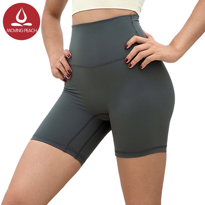 MOVING PEACH Quần bó thể thao nữ quần yoga eo cao BPD